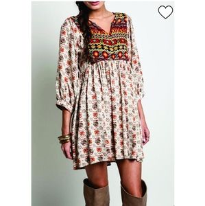 Umgee Peasant Tribal Tunic Dress Size S